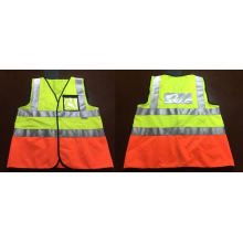 Reflective Vest with PVC Pocket, Meet En471/ANSI